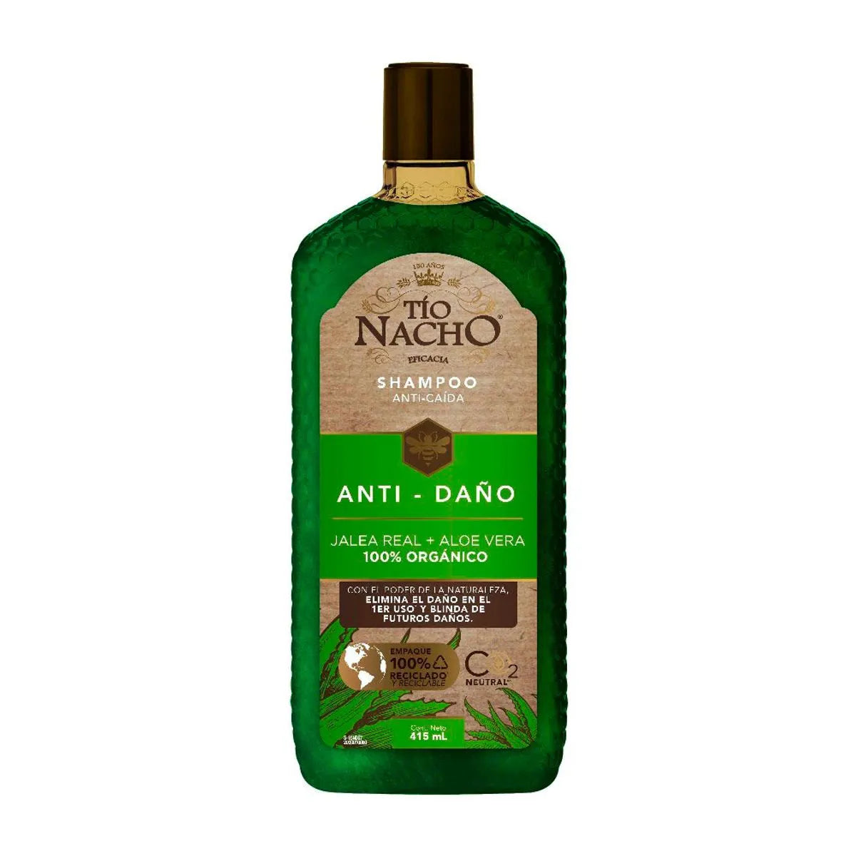 Shampoo Tío Nacho Anti Daño Frasco 415 ml