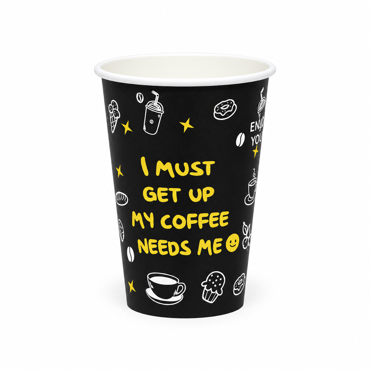Vaso Polipapel Get up Tevian 12oz Paquete 50und