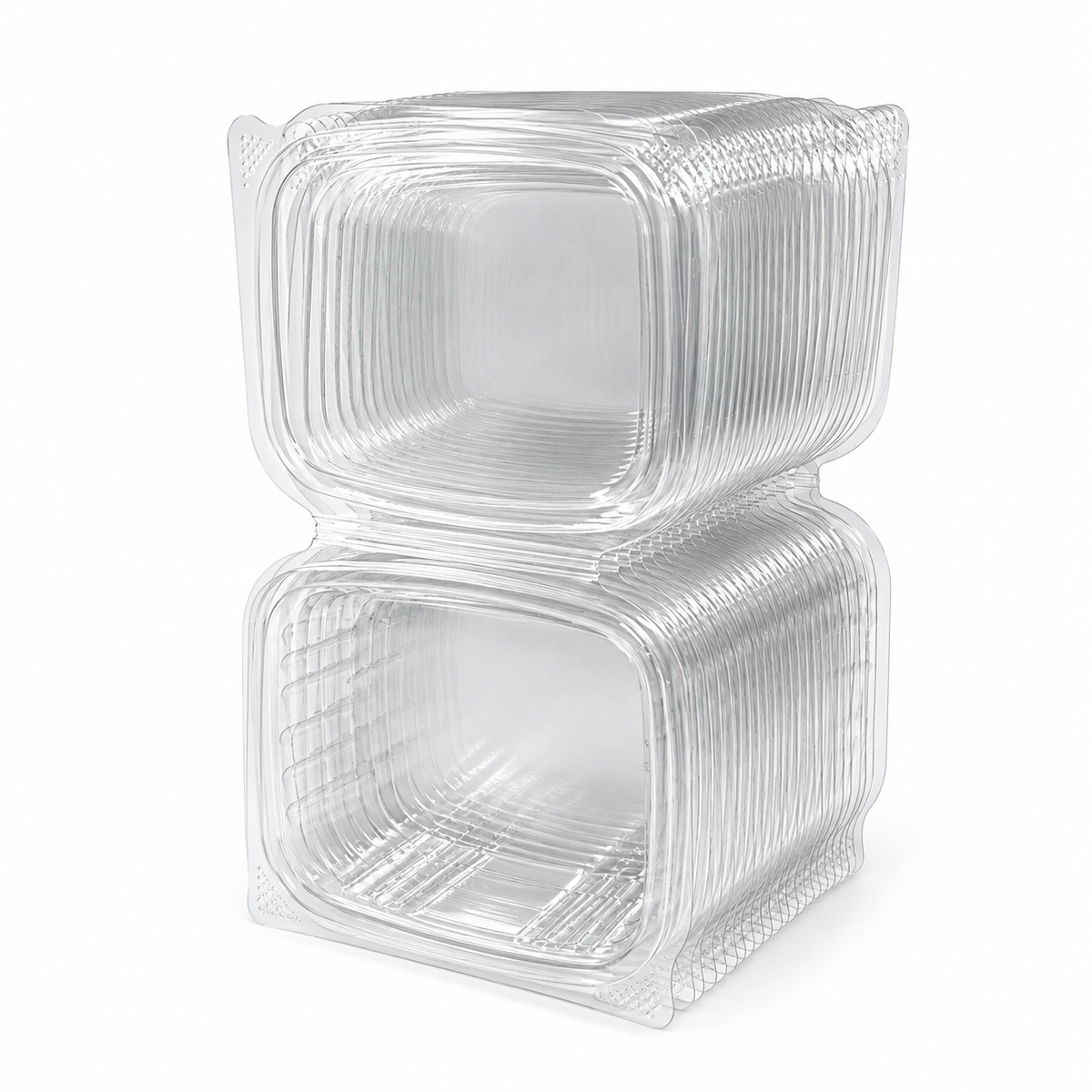 Envase Bisagra 8Z Tapa Baja Pamolsa Paquete 25 Und