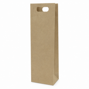 Bolsa De Papel Kraft para vino BK-23 Con Asa