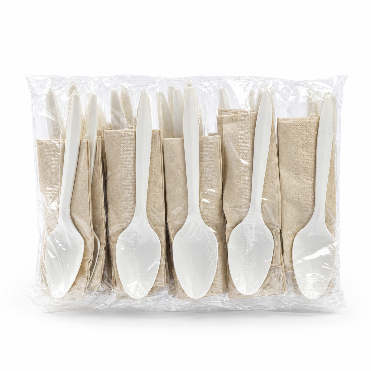 Set Cuchara De Maíz +Servilleta Inecoware Paquete 25 Und
