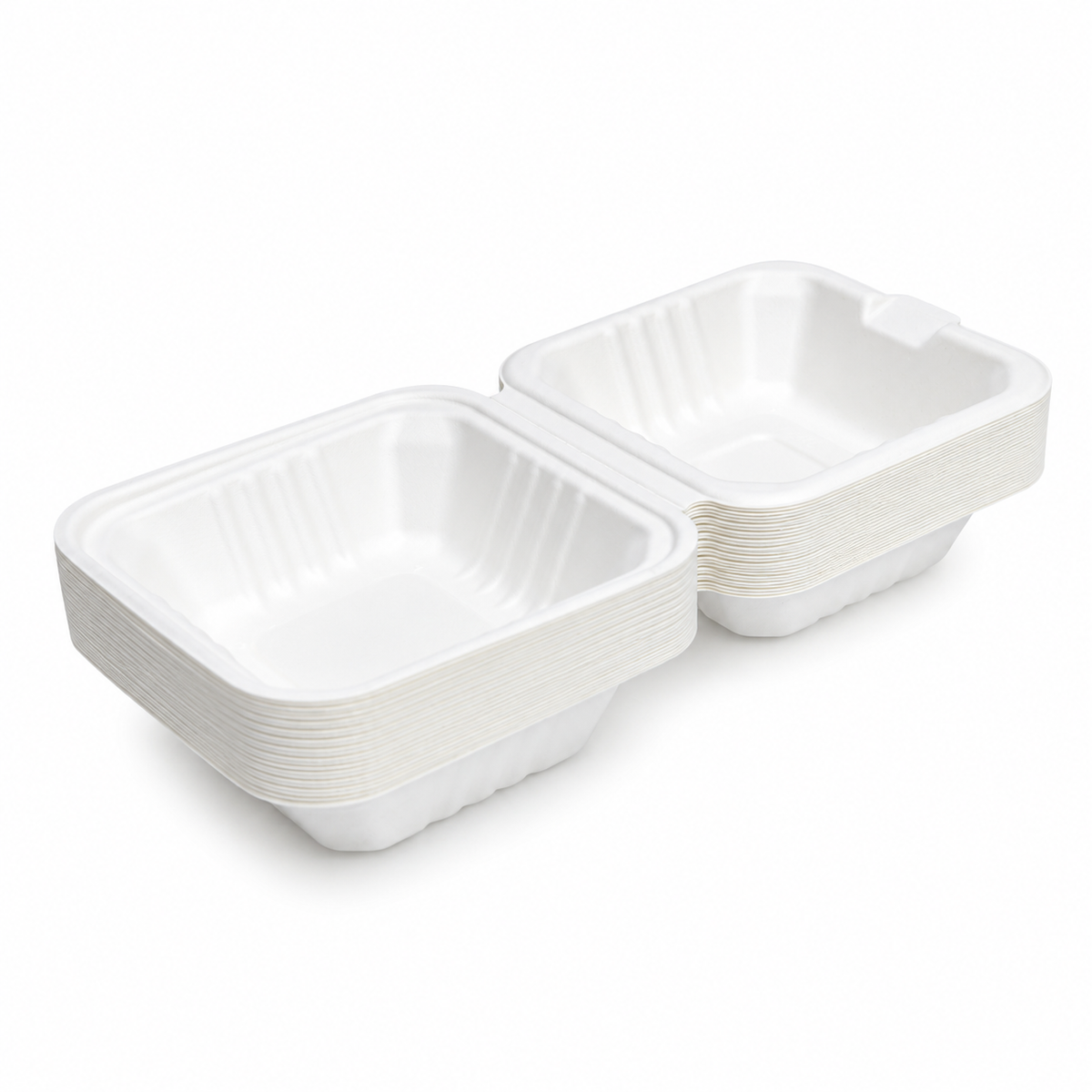 Contenedor Biodegradable HB-06 / CT6 Fibra Riacorp Paquete x 25 und.