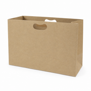 Bolsa De Papel Kraft Bk- #37 Con Asa