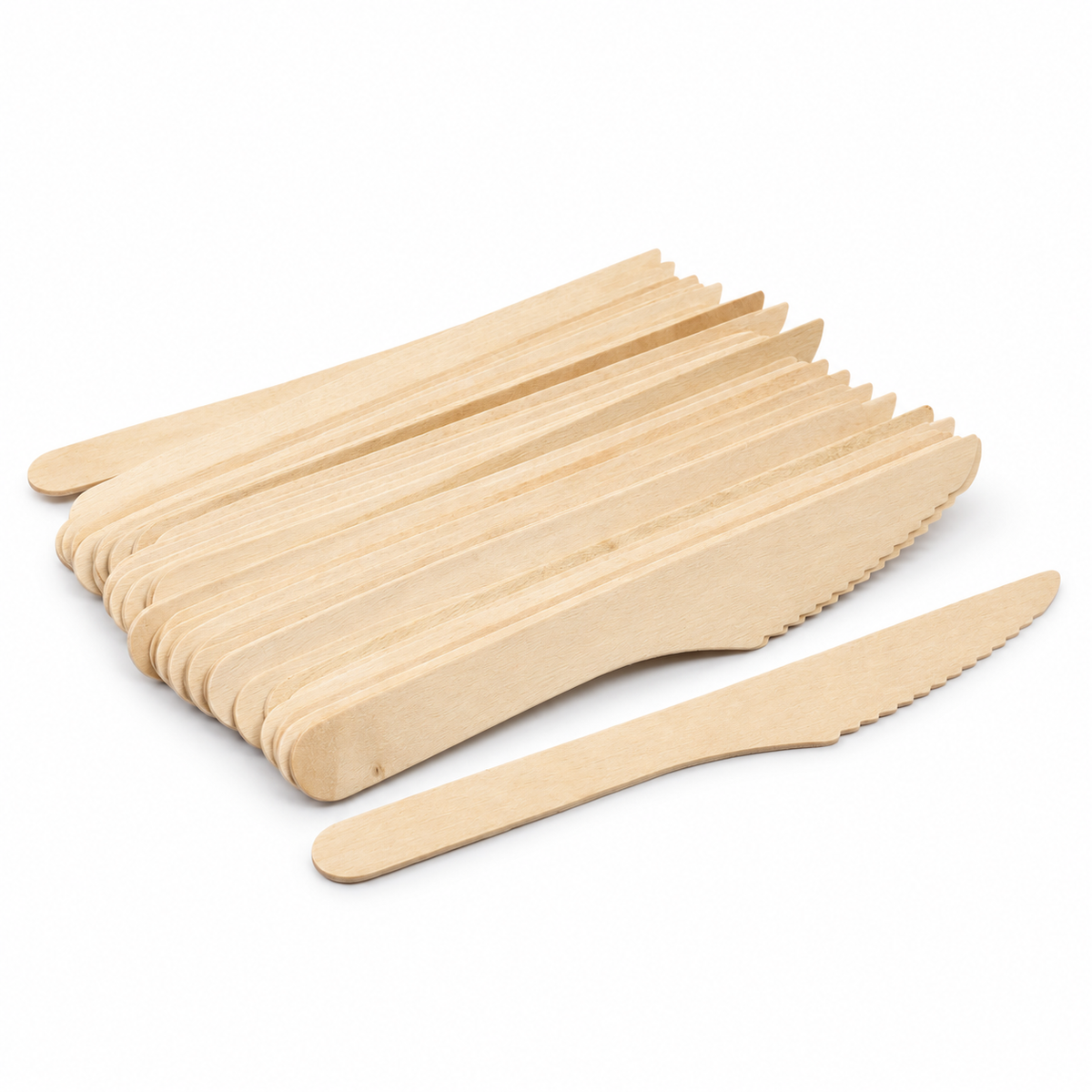 Cuchillo Ecológico Bambu 15cm Paquete 50 Und