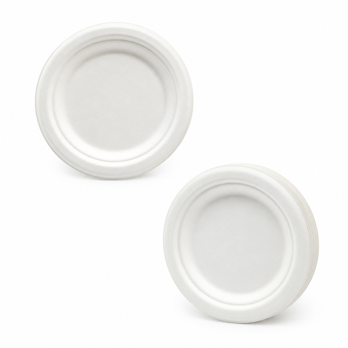 Plato de Fibra de Bagazo Darnel N.º 15 – Paquete x 20 Unidades
