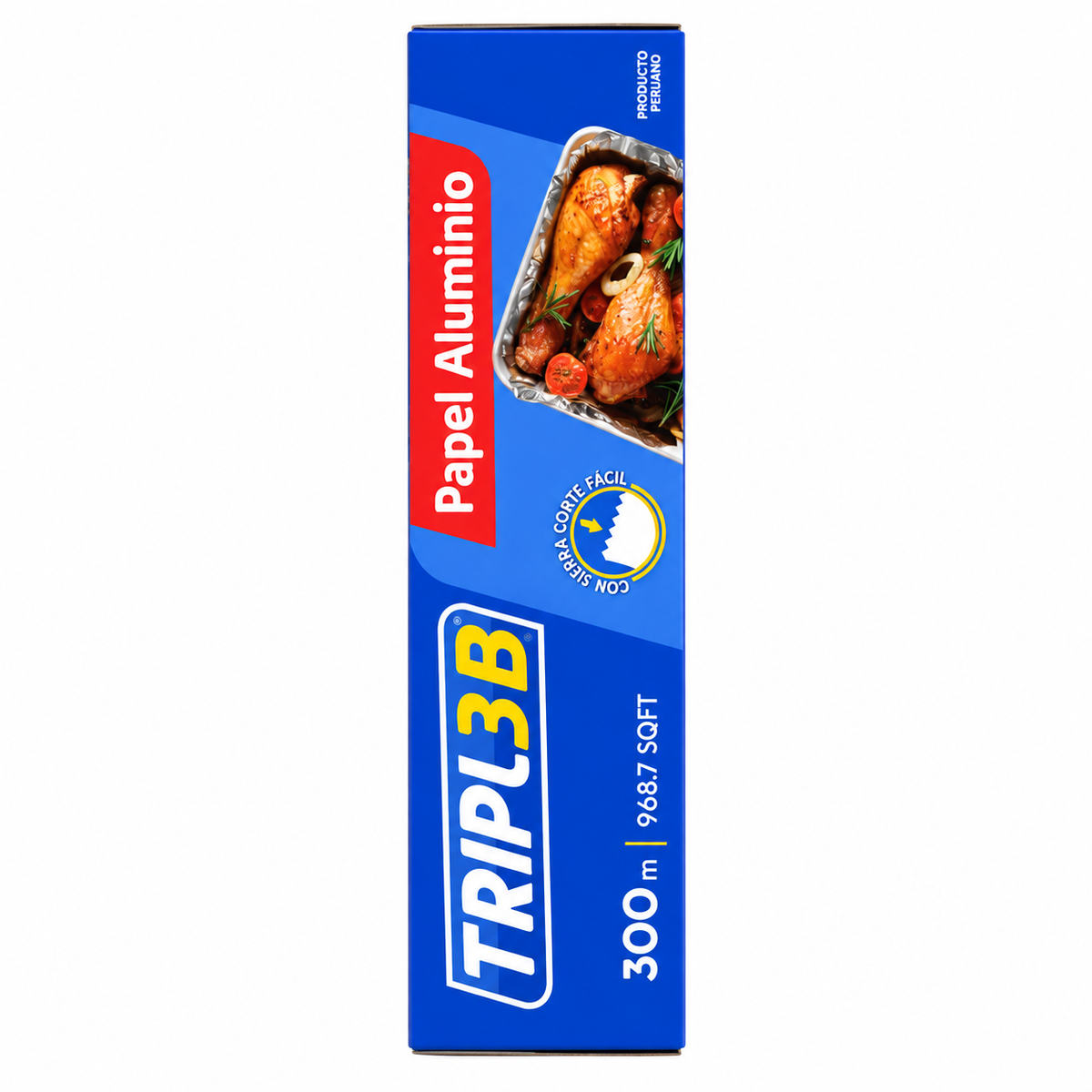 Papel De Aluminio Tripl B Caja 300mt