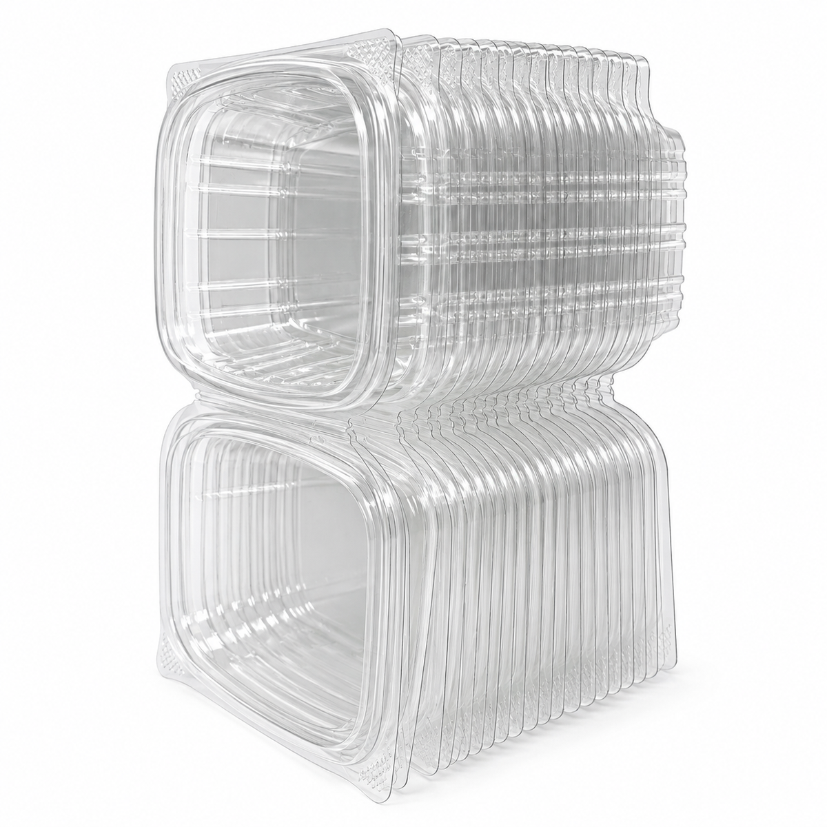 Envase Bisagra 12 oz Tapa Baja Pamolsa