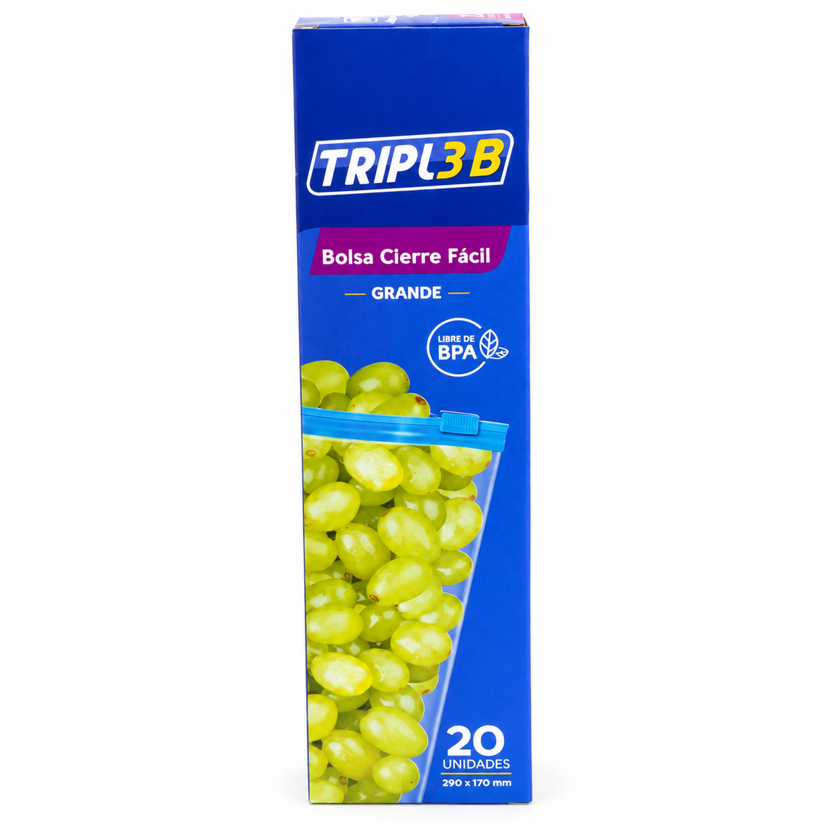 Bolsas Herméticas Triple B 290x170mm 20Und