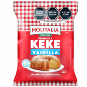 Premezcla Molitalia Keke de Vainilla Bolsa 450g