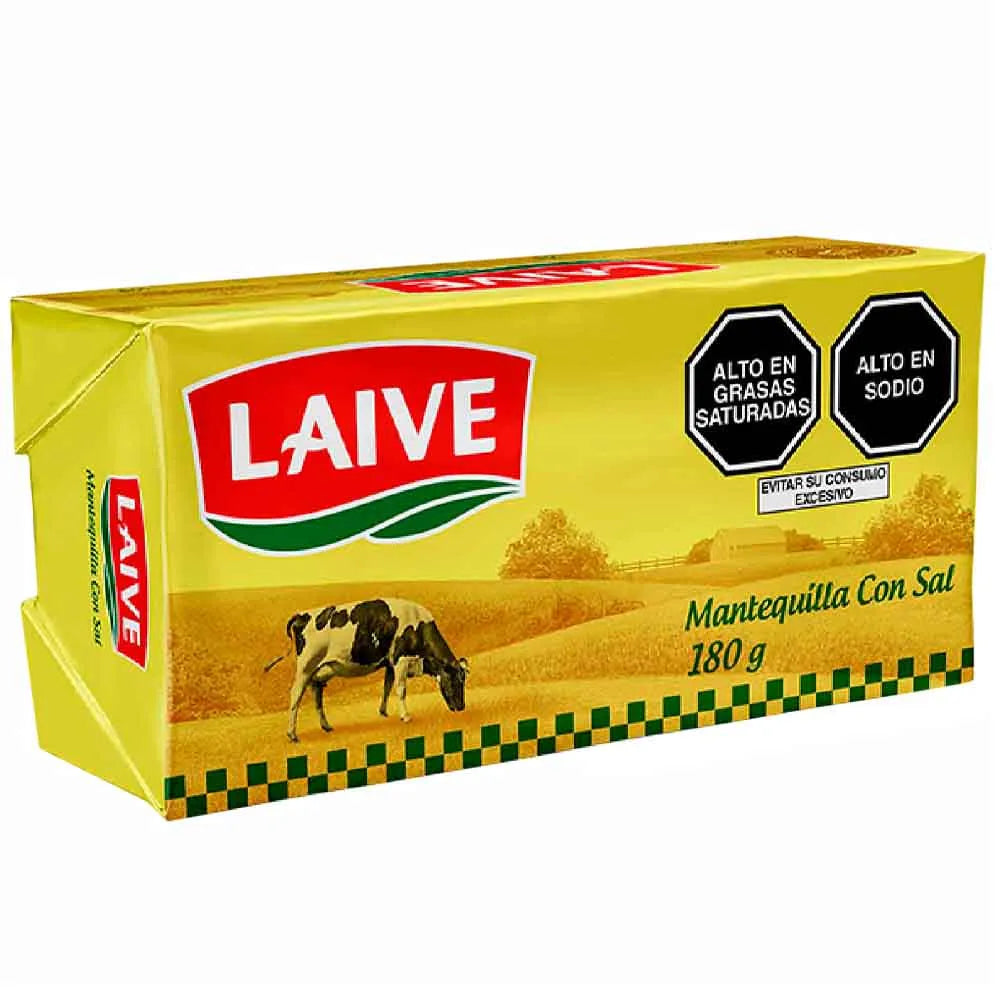 Mantequilla  con Sal Laive Barra 180g