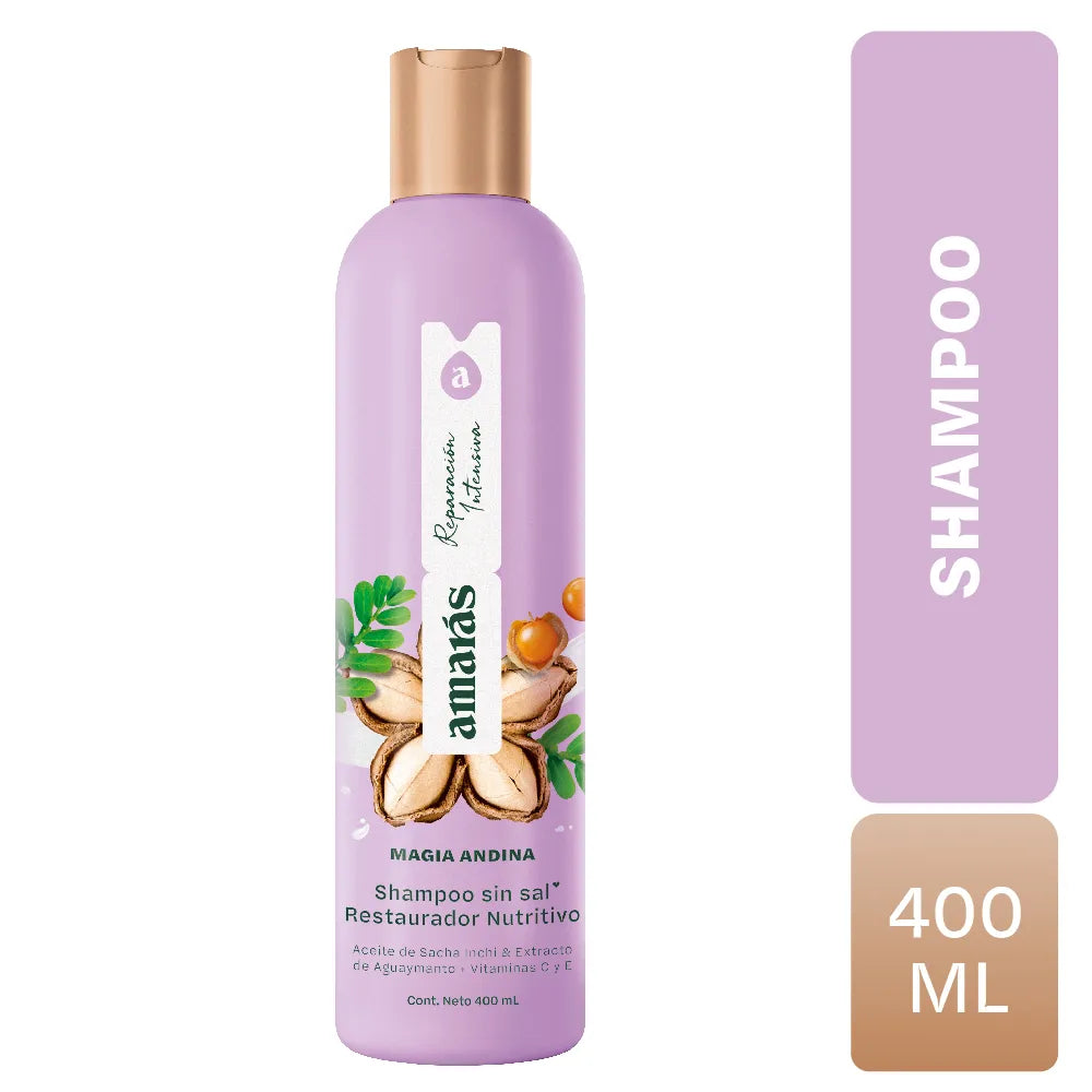 Shampoo Amaras Magia Andina Frasco 400ml
