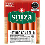 Hot Dog Con Pollo Suiza Paquete 200g
