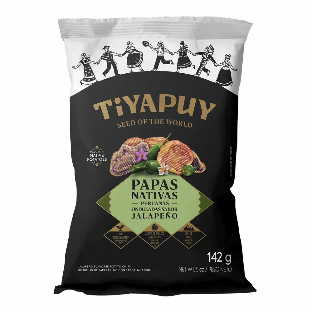 Papas Nativas Tiyapuy Mixtas Sabor a Jalapeño 142g