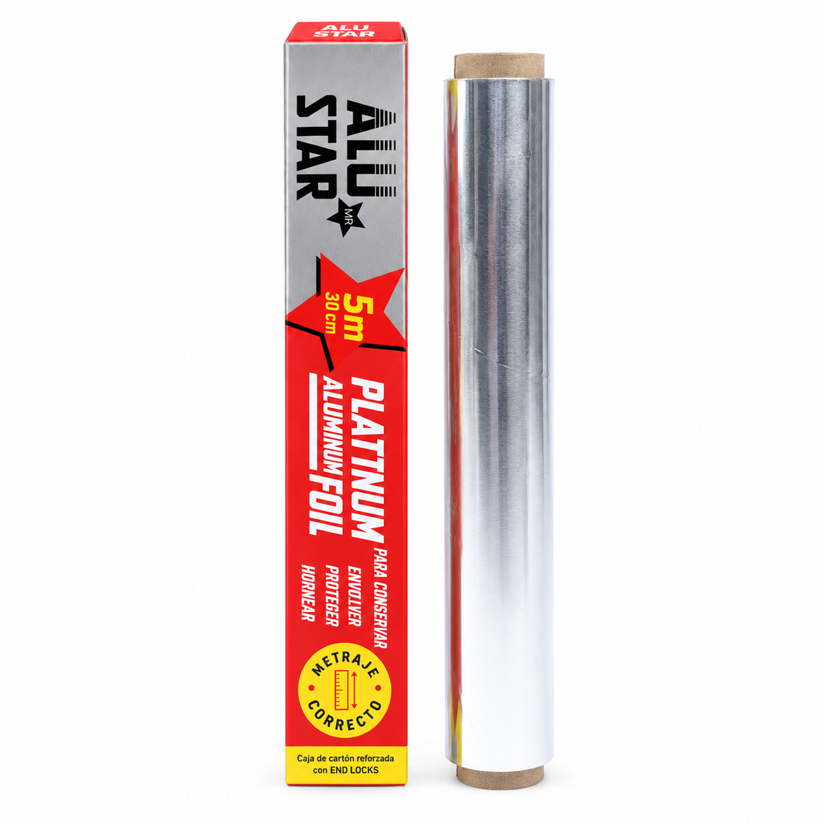 Papel De Aluminio Alu Star 5m x 30cm