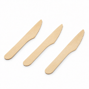 Cuchillo Ecológico Bambu 15cm Paquete 50 Und