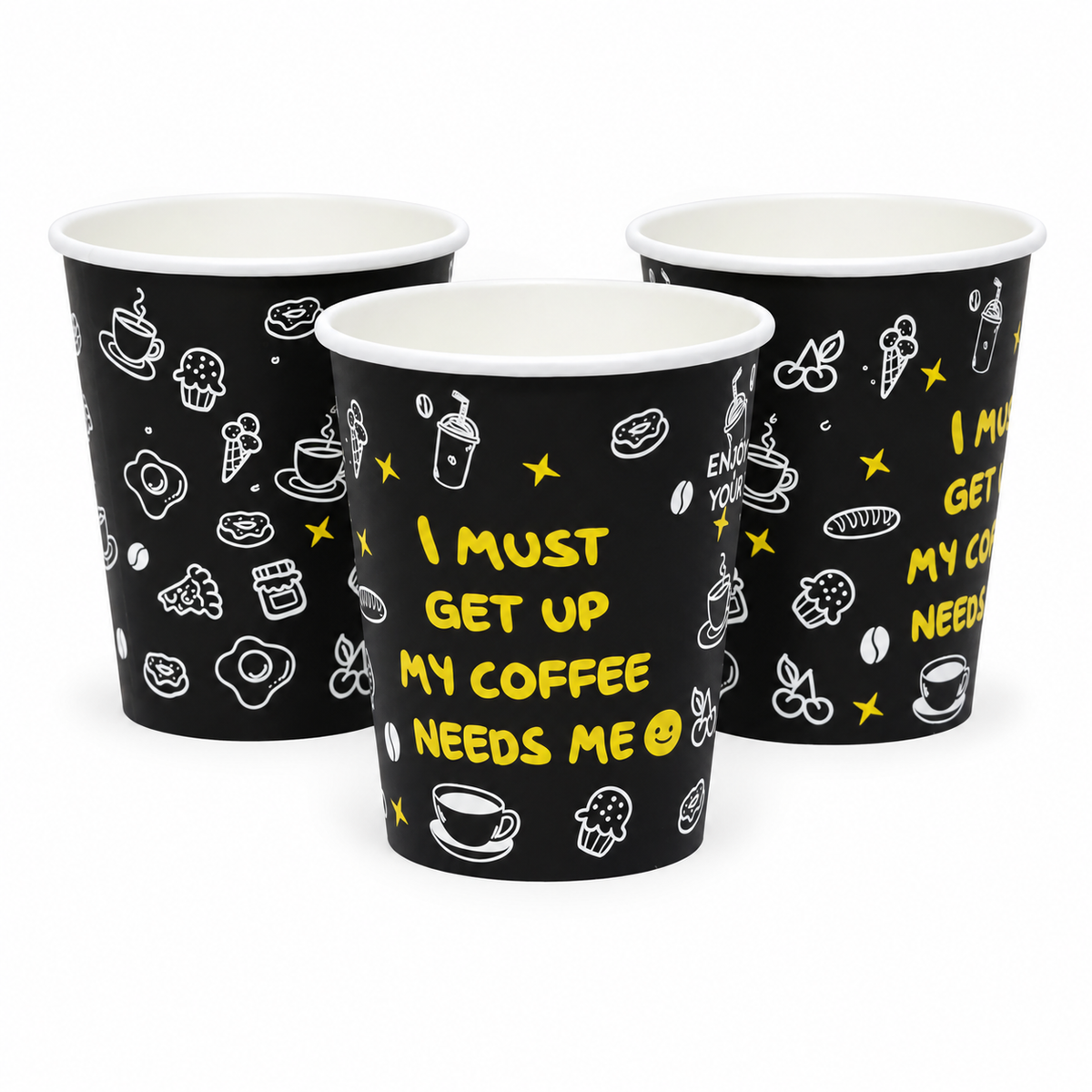 Vaso Polipapel Get up Tevian 8oz Paquete 50und