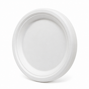 Plato Biodegradable 9 (22.5 cm) Darnel Naturals  Bagazo de Caña (Paquete x 20 und.)