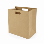 Bolsa De Papel Kraft Bk-#61 Con Asa