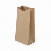 Bolsa De Papel Kraft 1/4 Paquete 100 Und