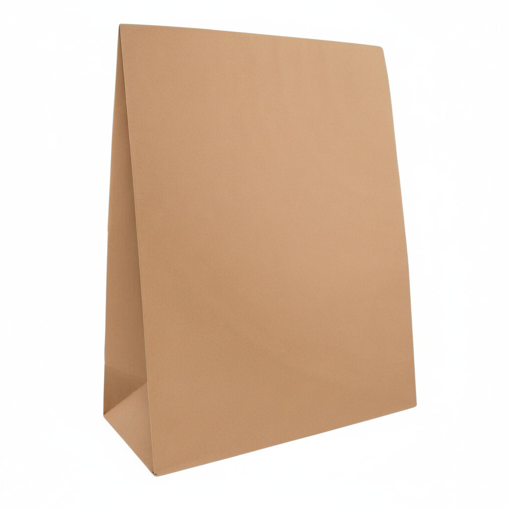 Bolsa De Papel Kraft N 22X10X30 Paquete 25 Und