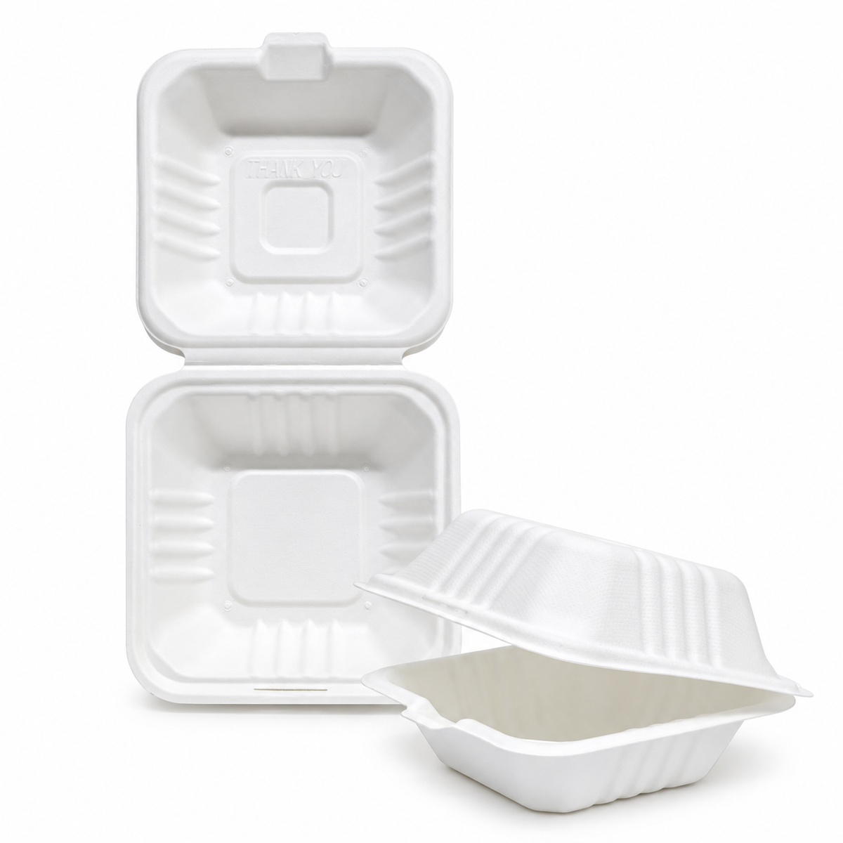 Contenedor Biodegradable HB-06 / CT6 Fibra Riacorp Paquete x 25 und.