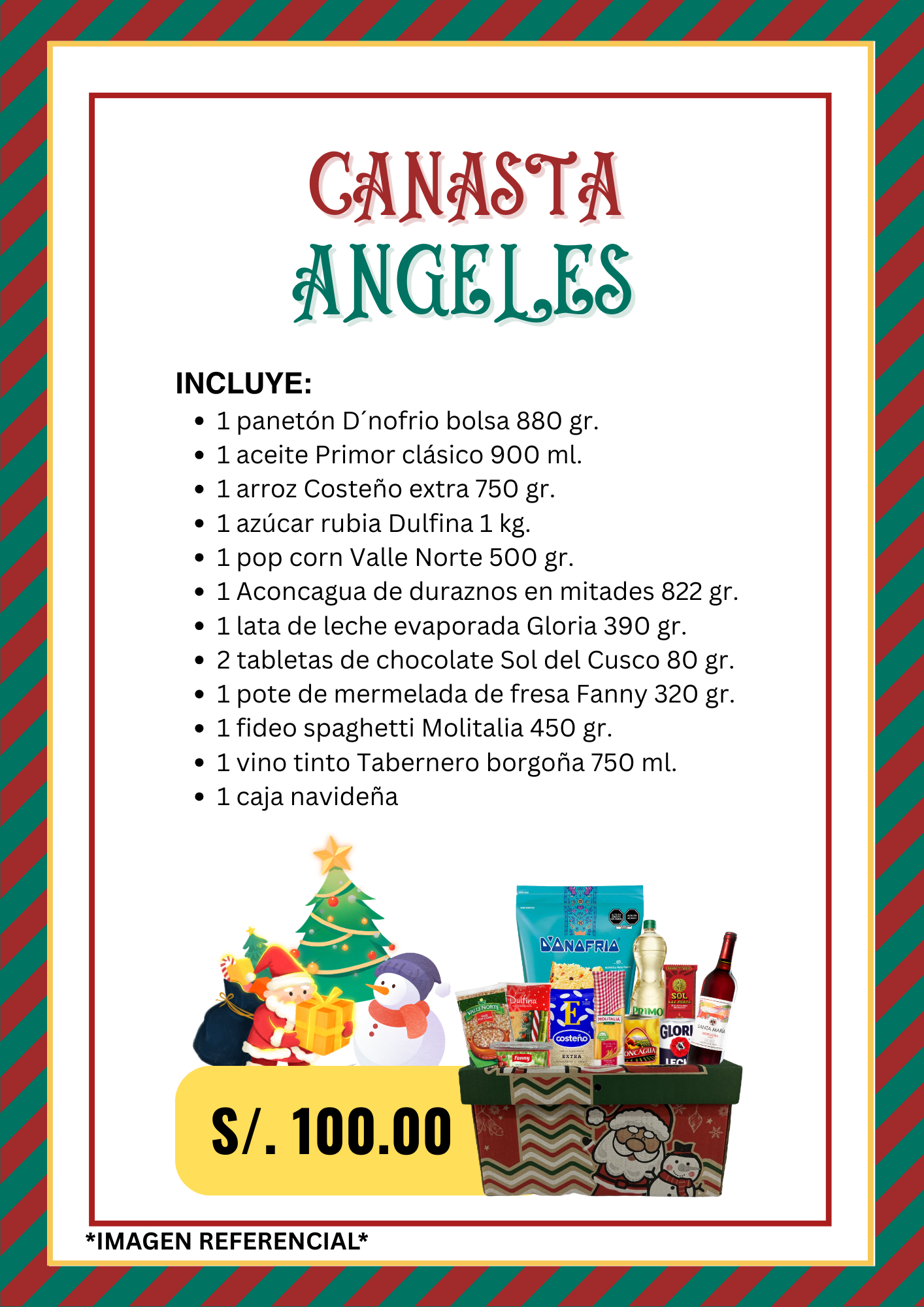 Canasta Navideña Ángeles
