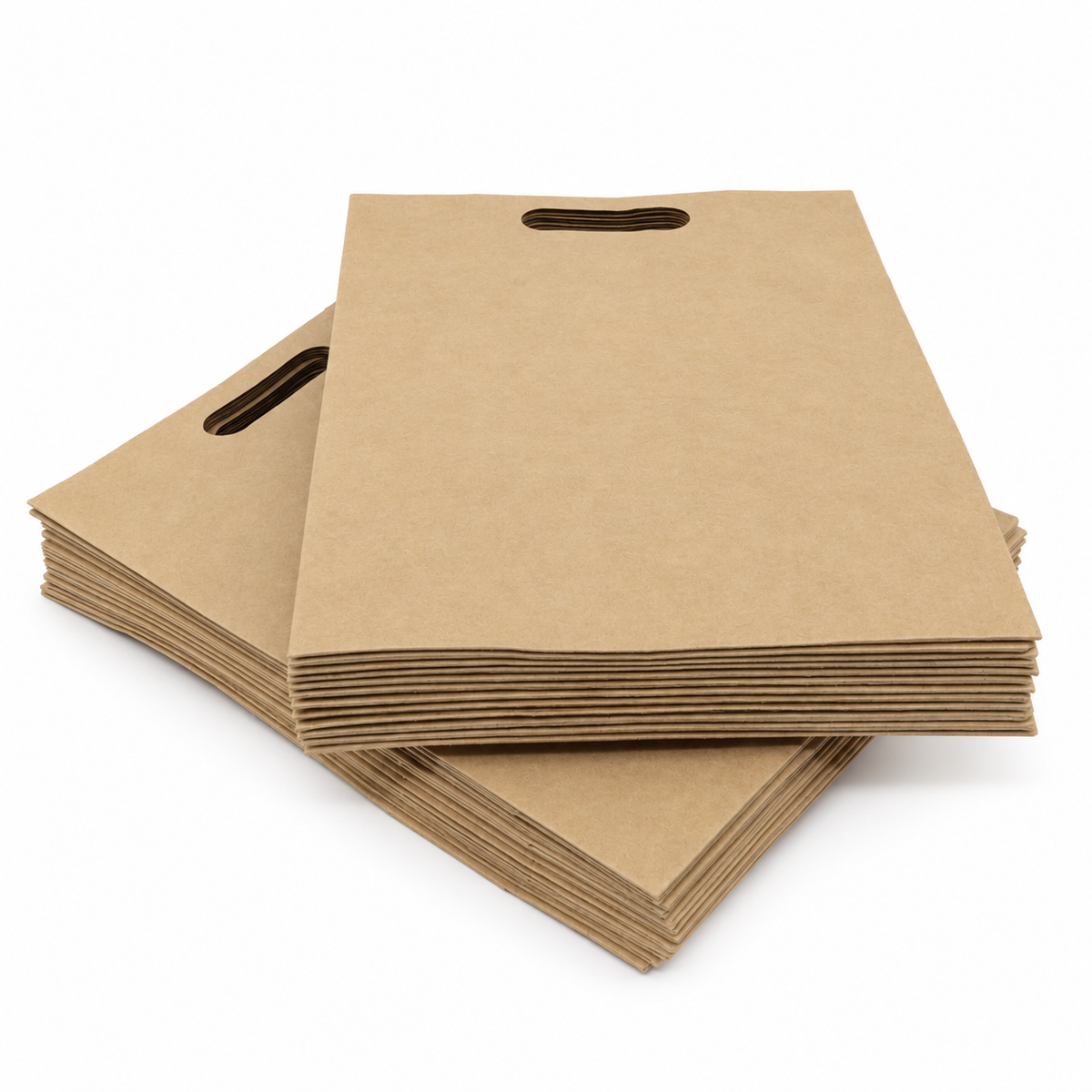 Bolsa De Papel Kraft Bk- #19 Con Asa