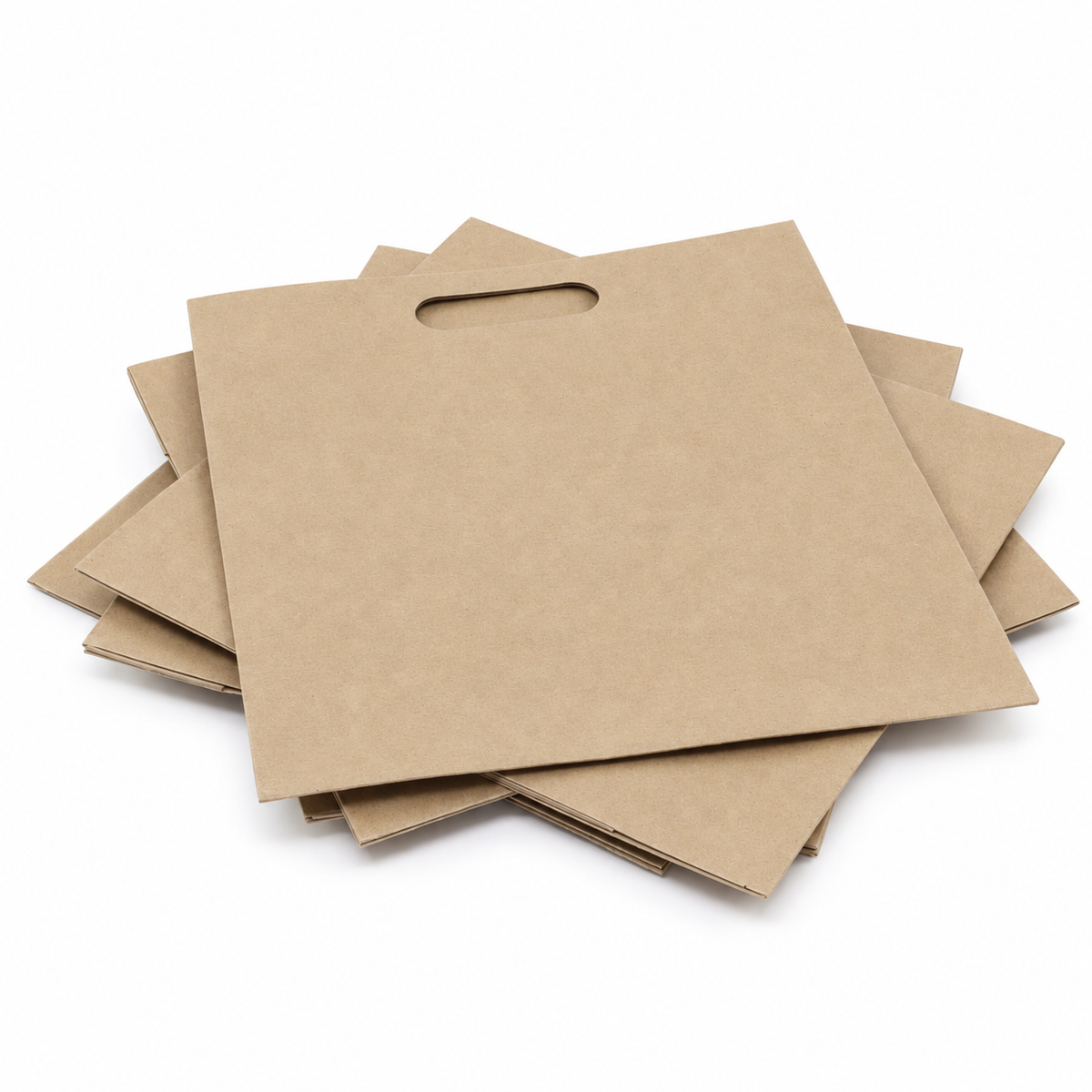 Bolsa De Papel Kraft Bk- #17 Con Asa