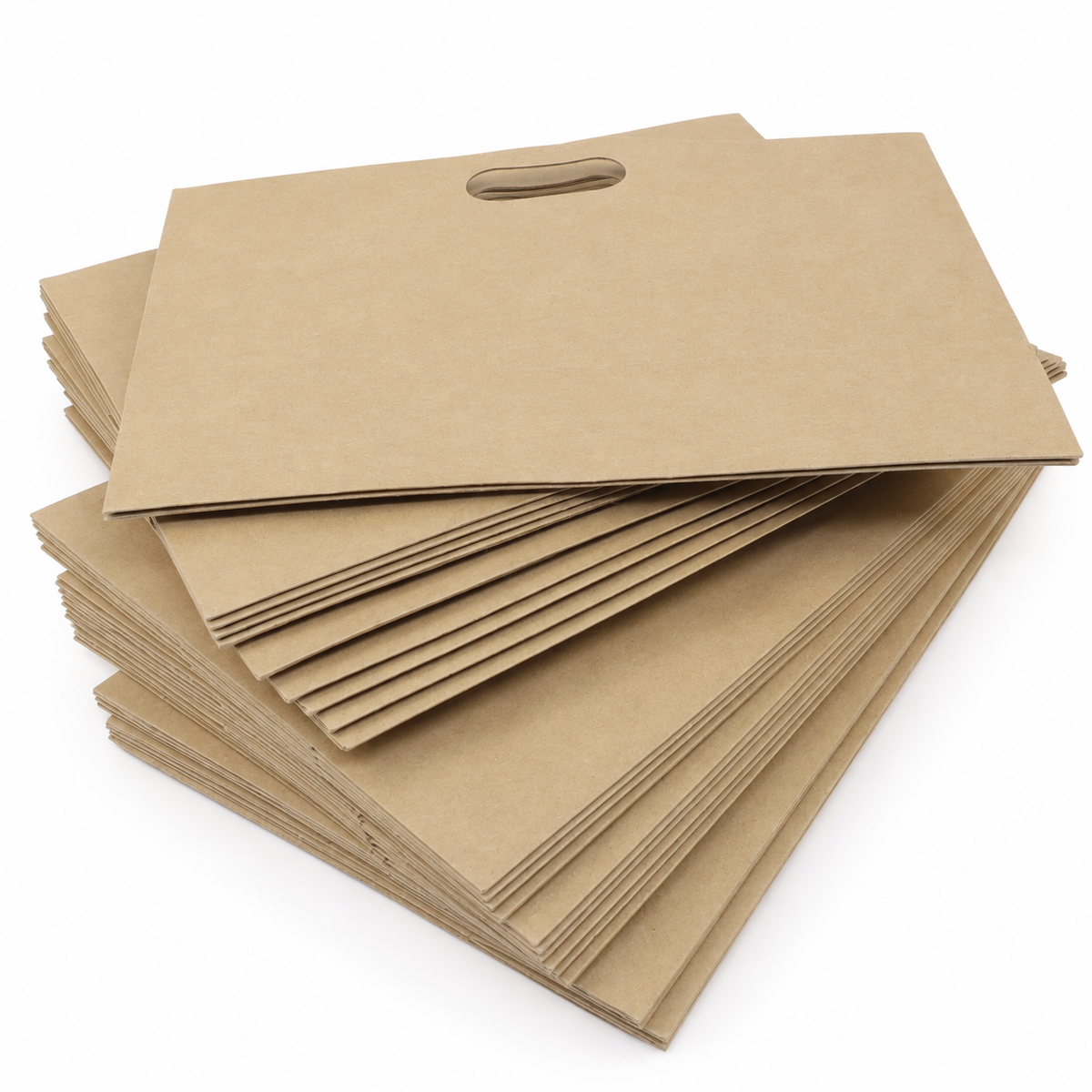 Bolsa De Papel Kraft Bk- #37 Con Asa
