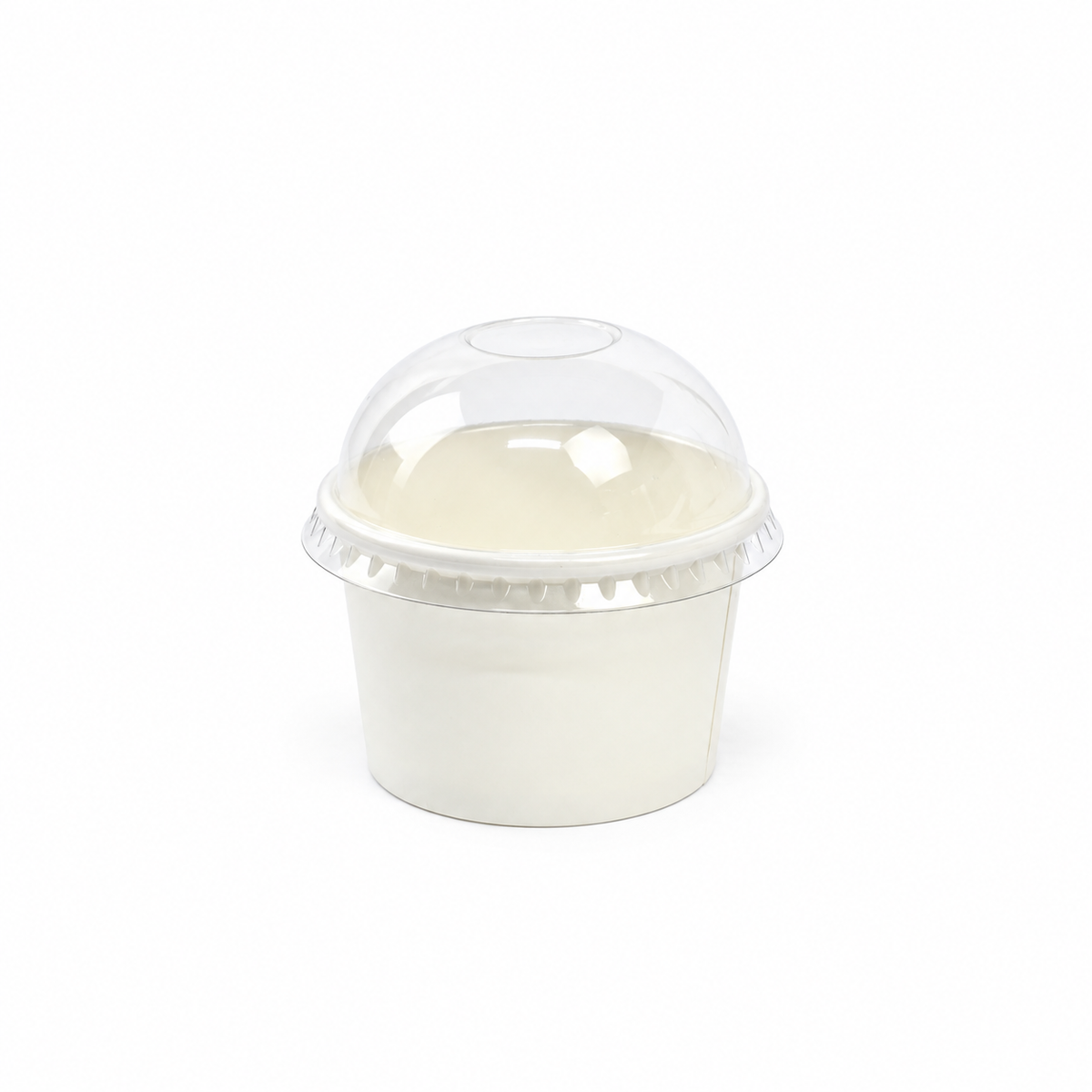 Contenedor De Helados 4 Oz Con Tapa Paquete 25 Und