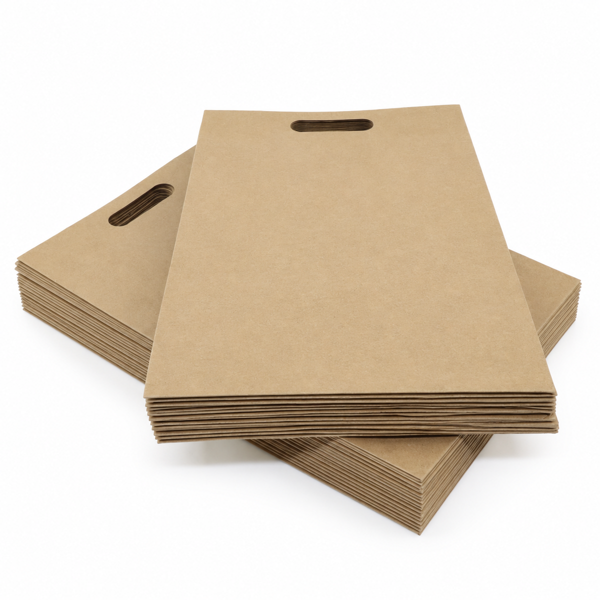 Bolsa De Papel Kraft Bk- #90 Con Asa
