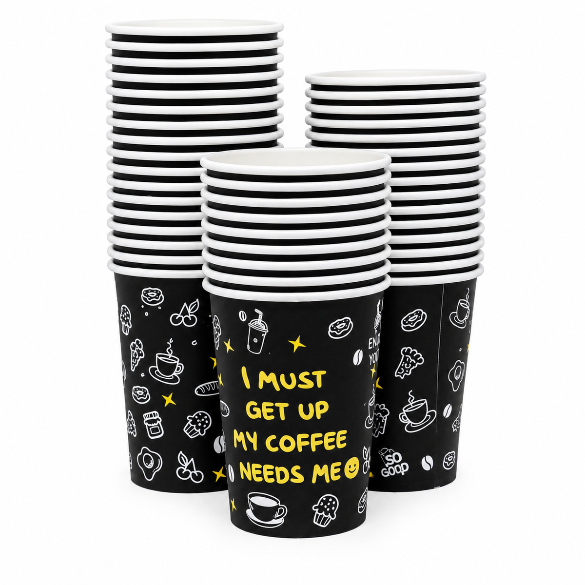 Vaso Polipapel Get up Tevian 8oz Paquete 50und