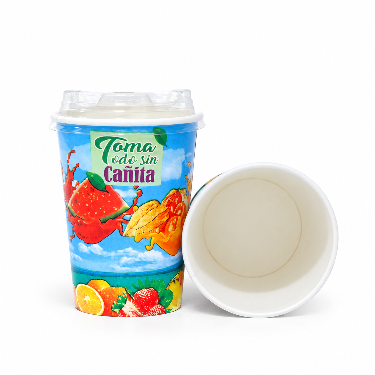 Vaso Fruta Tomatodo Sin Cañita 16 oz Paquete 25und
