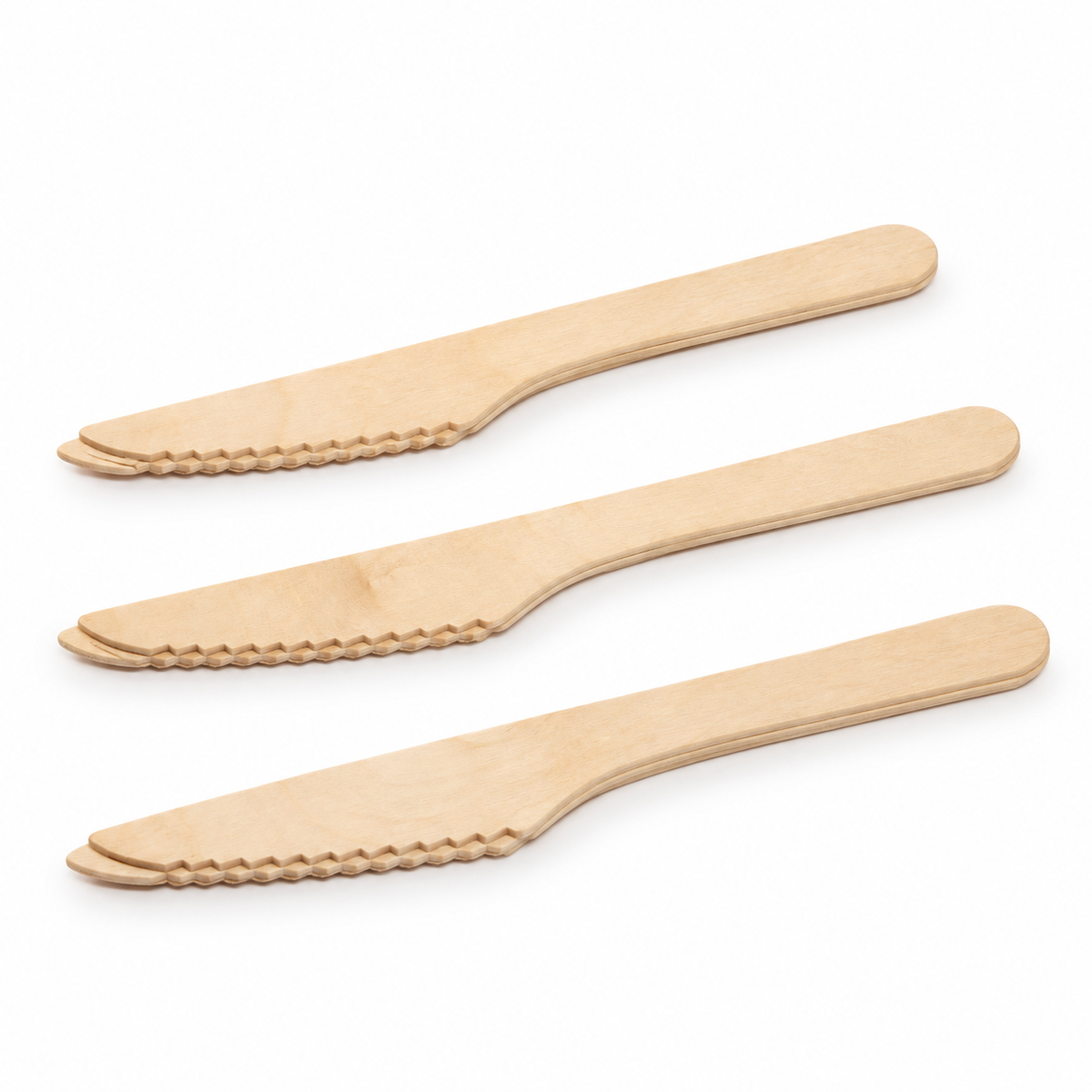 Cuchillo Ecológico Bambu 15cm Paquete 50 Und