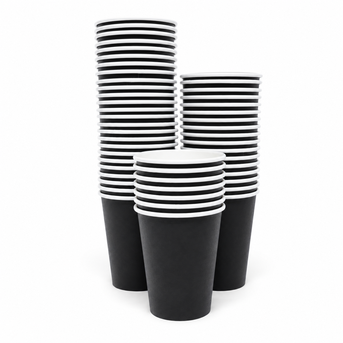 Vaso Polipapel Dasil Negro 12oz Paquete 50und