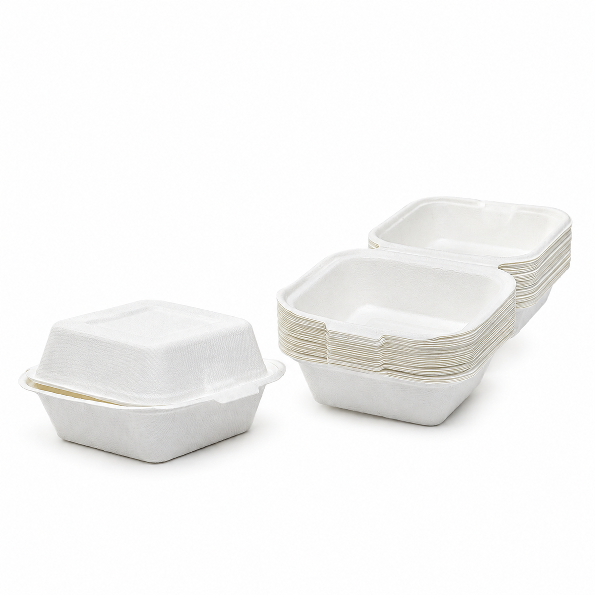 Contenedor Biodegradable B0-03 CT4 Fibra Smp Paquete 25 Und