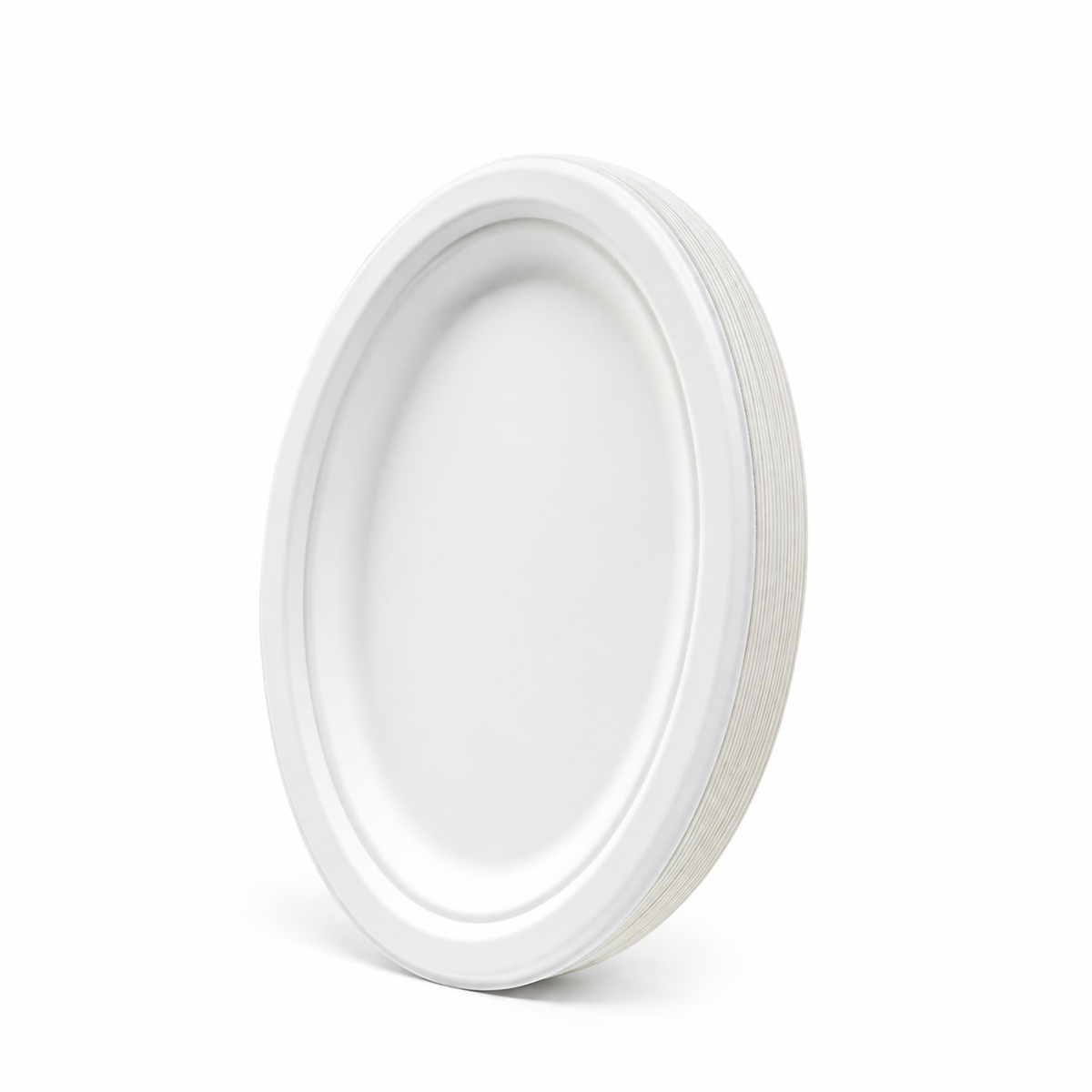 Plato Ovalado Fibra 26 Hawái 25 Und
