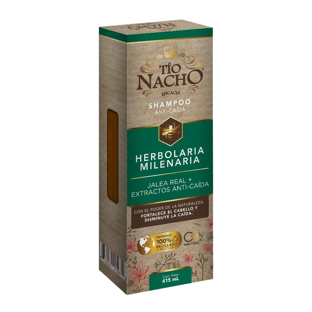 Shampoo Tío Nacho Herbolaria Frasco 415 ml