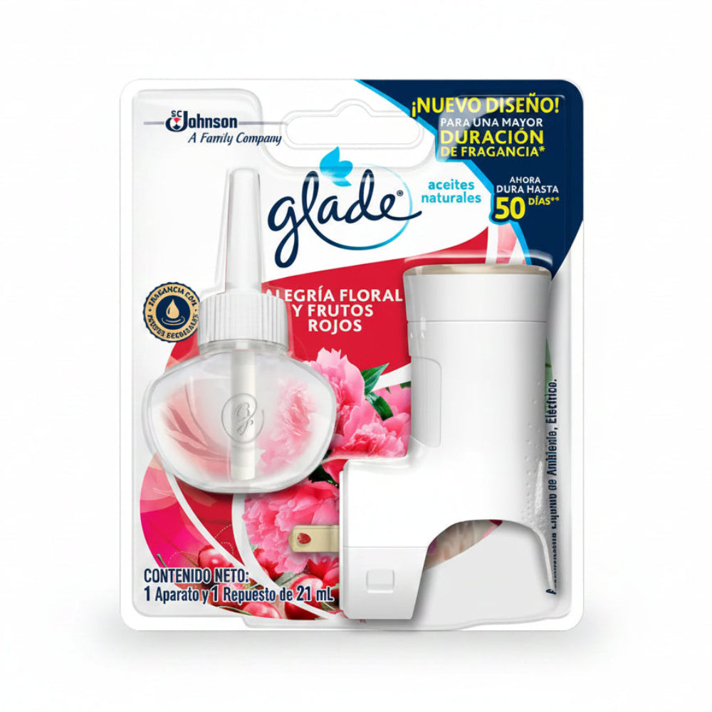 Glade Aceite Naturales Full Frutos Rojos 21Ml