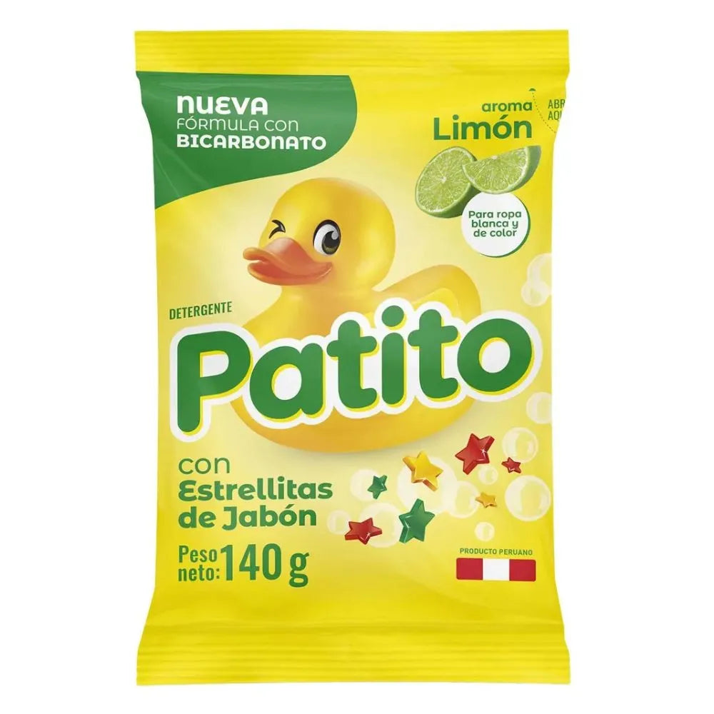 Detergente Patito Limón Bolsa 140g