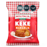 Premezcla Molitalia Keke de Naranja Bolsa 450g