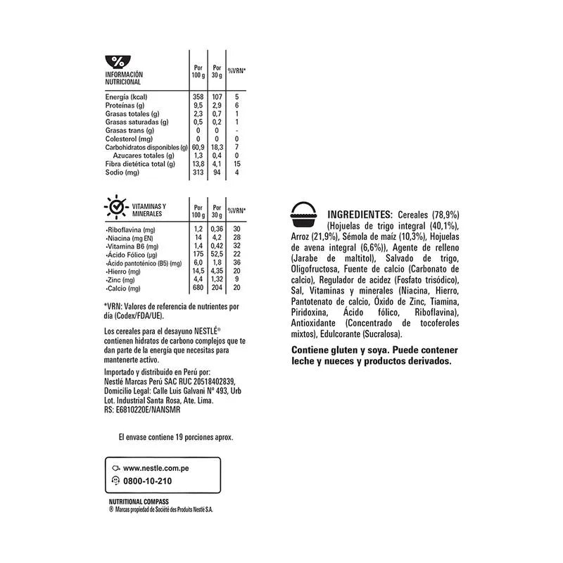 Cereal de Trigo Integral Fitness Original 570g