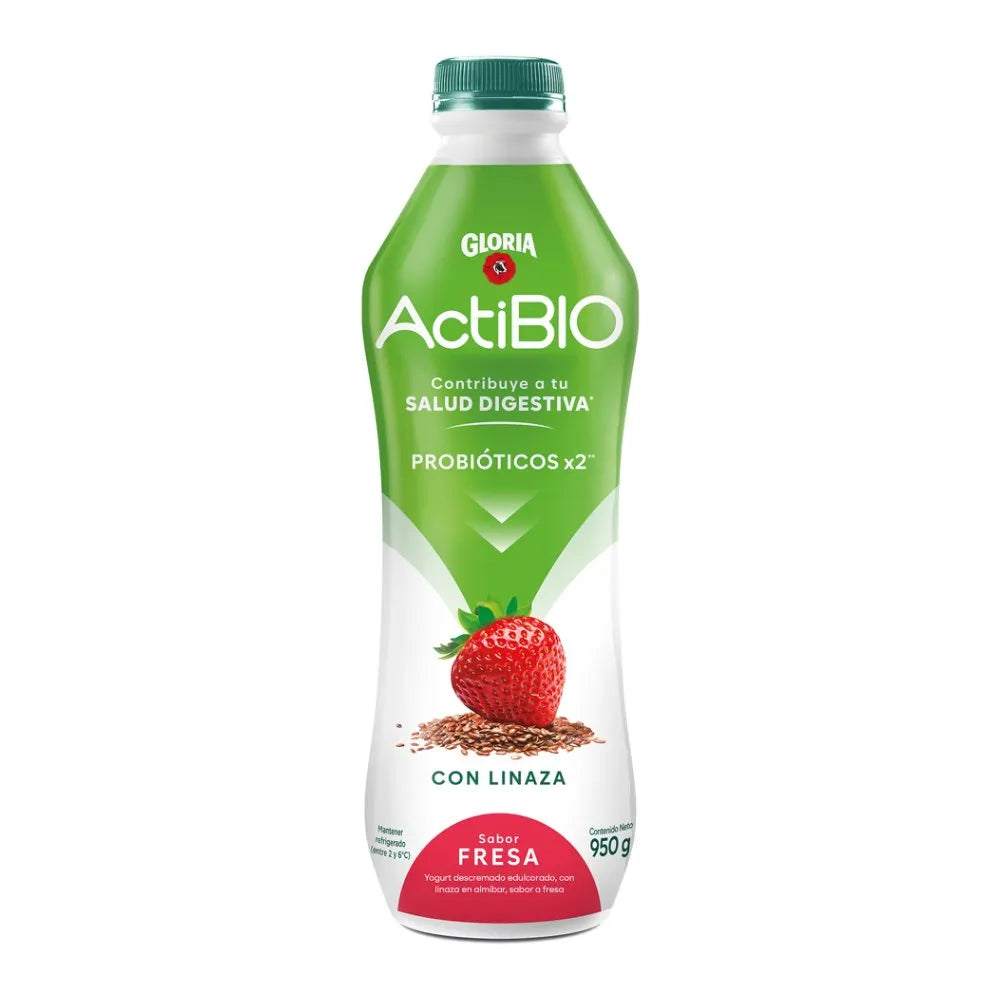 Yogurt Gloria Actibio Q/Fresa 950L