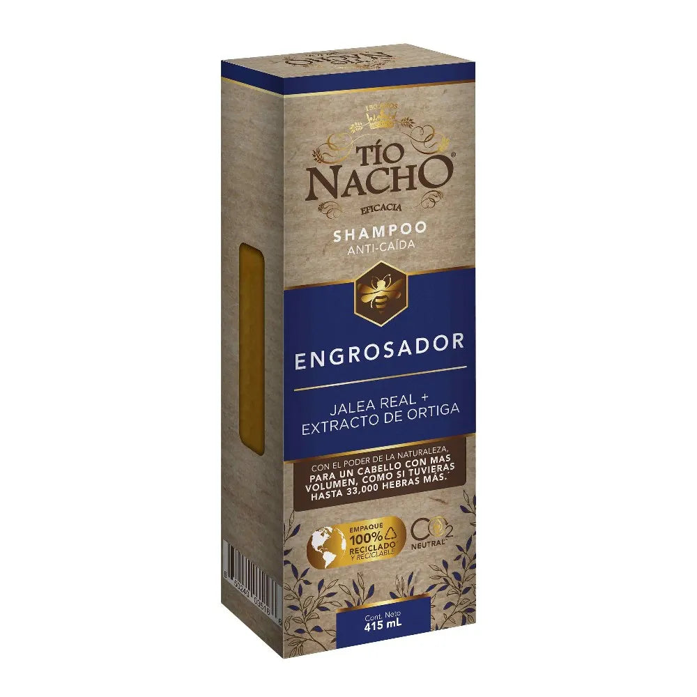 Shampoo Tío Nacho Engrosador Frasco 415 ml