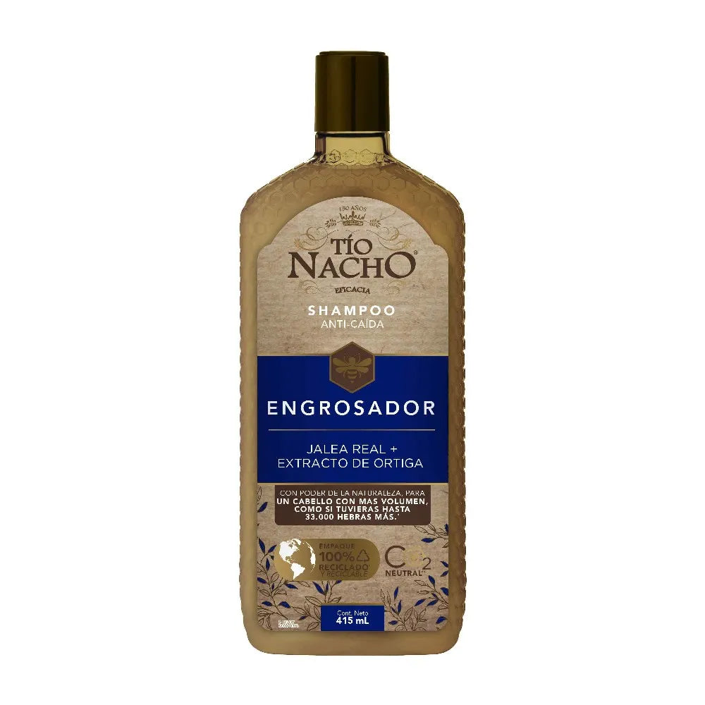 Shampoo Tío Nacho Engrosador Frasco 415 ml