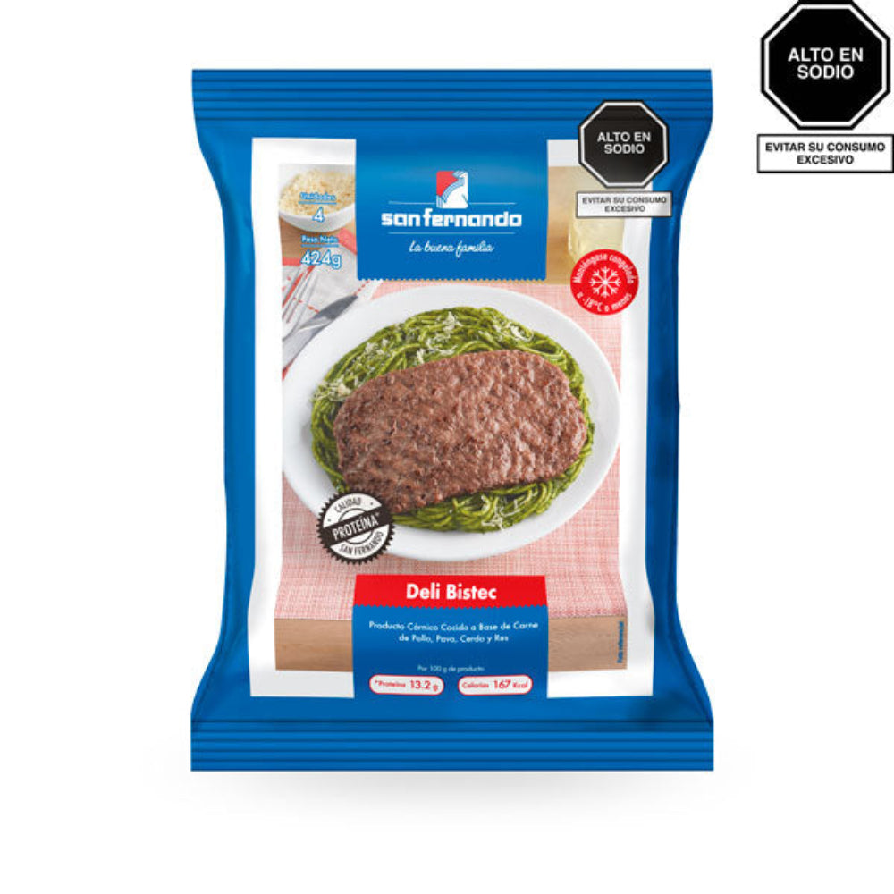 Deli Bistec San Fernando 424g