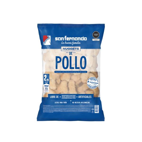 Nuggets de Pollo San Fernando bolsa 2Kg