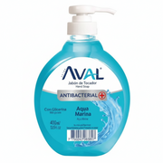 Aval Jabon Liq Antibacterial Marina 400Ml