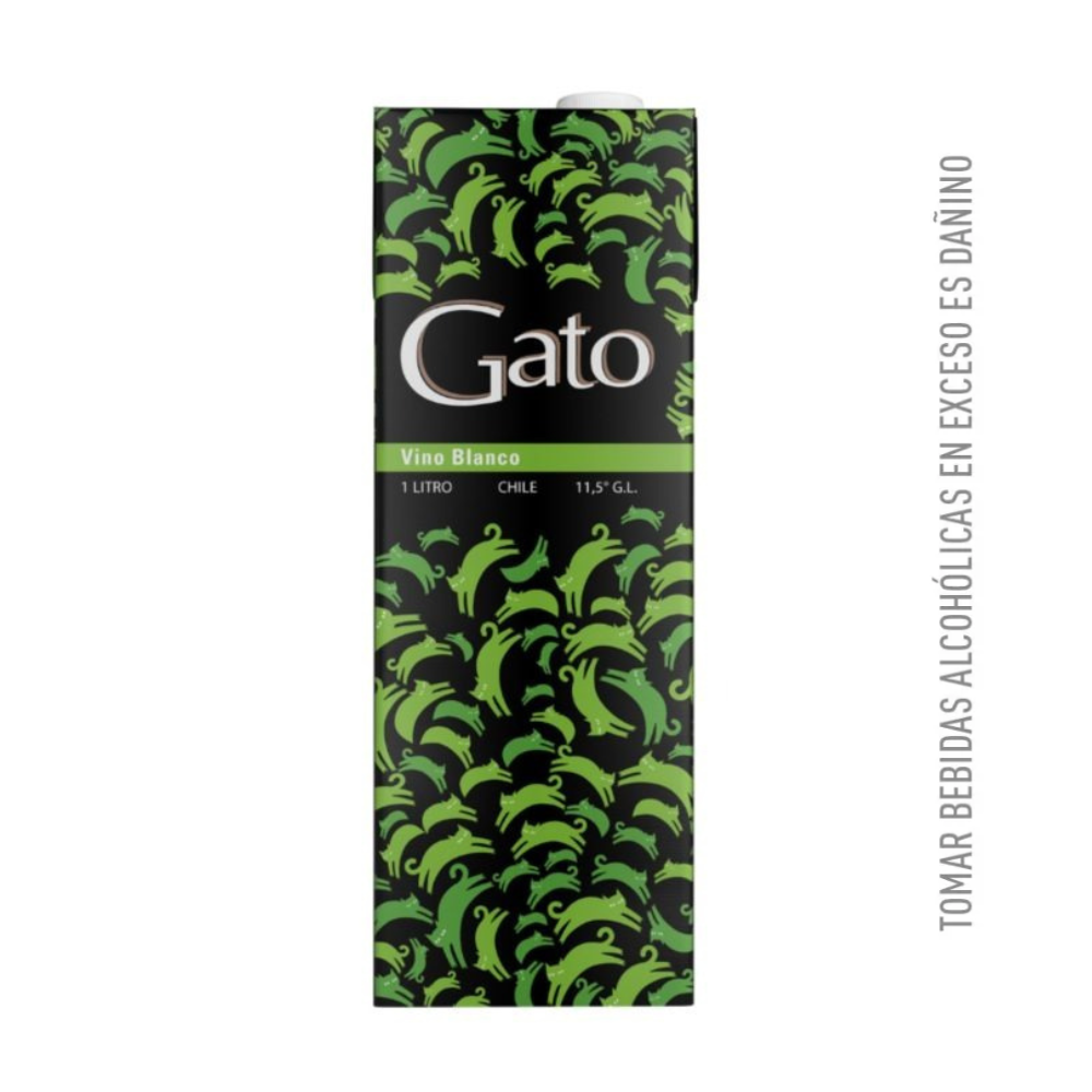 Vino Caja Gato Blanco 1L