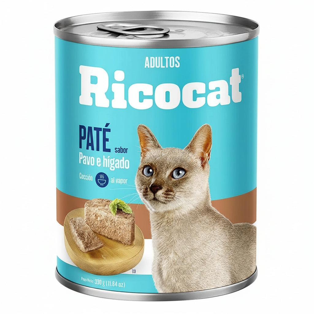 Alimento Húmedo para Gato Ricocat Pate Sb Hígado Pollo 330g